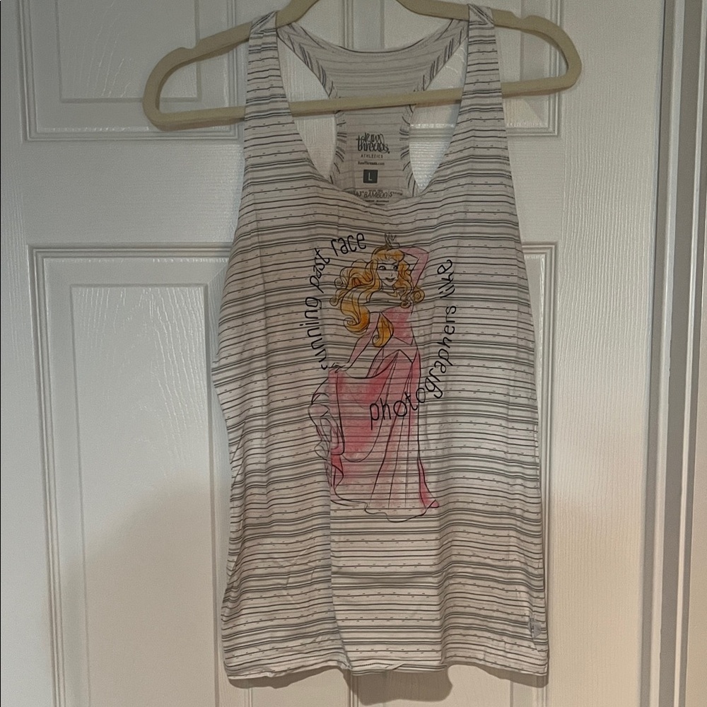Disney Princess Striped Tank Top - White